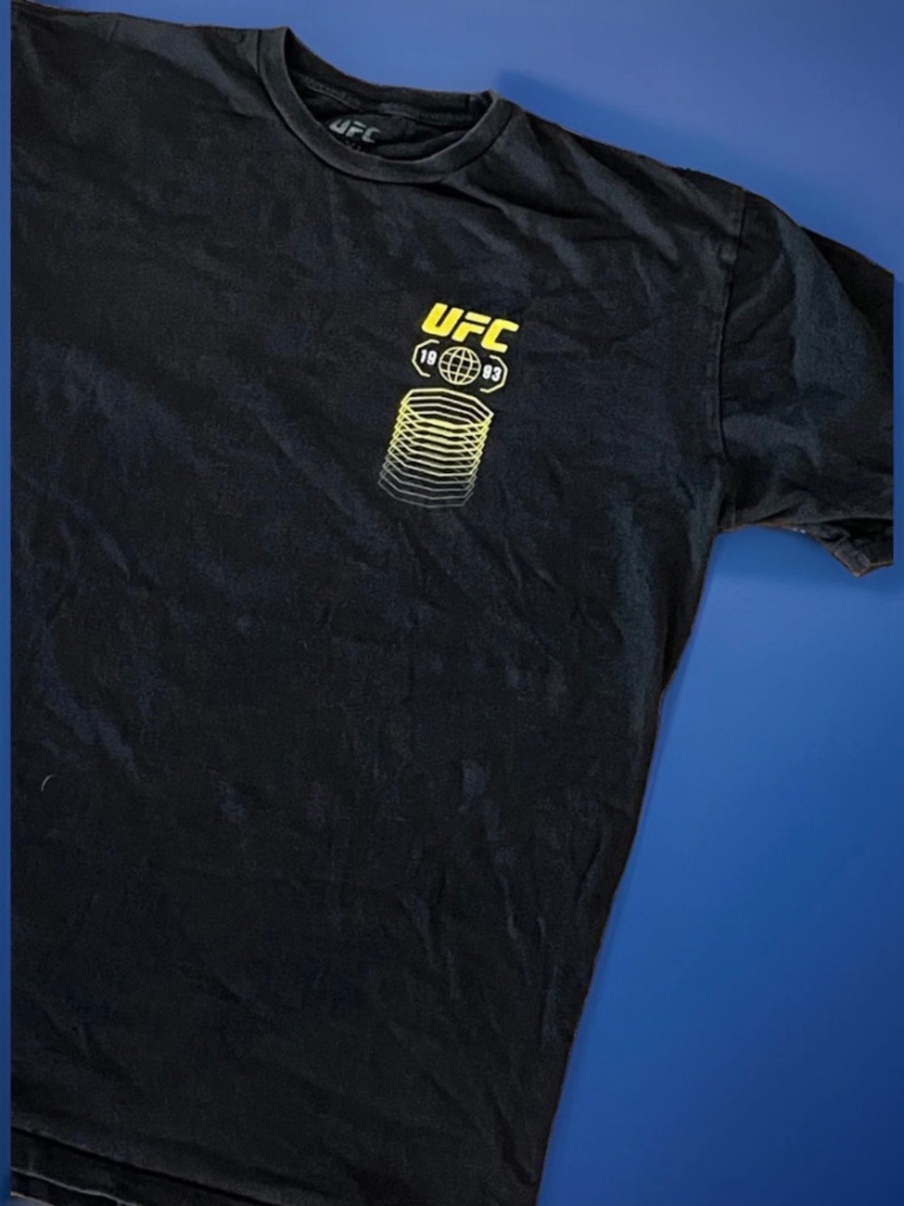 UFC Ultimate Fighting Championship Graphic T Shirt Black Size XL